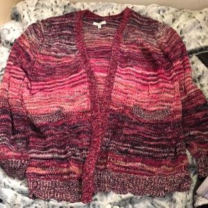 Maurice’s multi color pink sweater! Very pretty